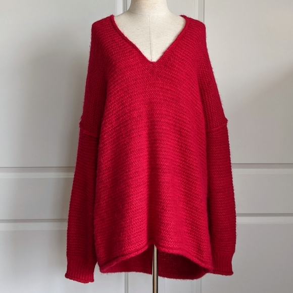 Free People Sweaters - Free People Alpaca Blend Oversized Knit Sweater L